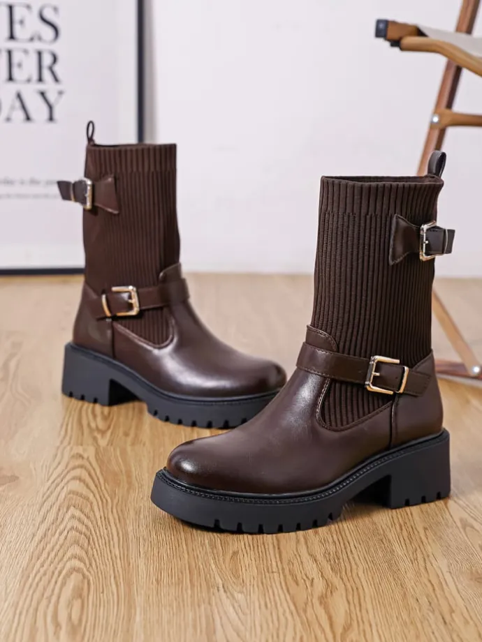 Chelsea-Boots in Braun