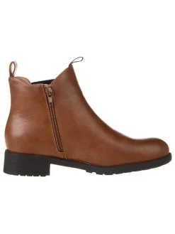 Chelsea-Boots in Hellbraun