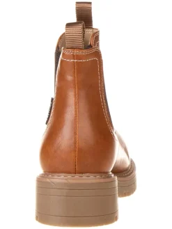 Chelsea-Boots in Hellbraun