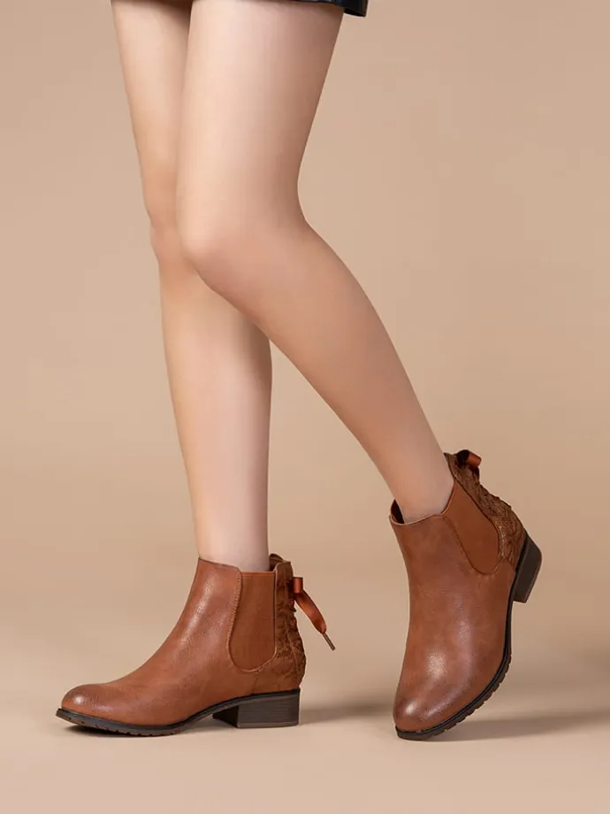 Chelsea-Boots in Hellbraun