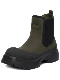 Chelsea-Boots in Khaki