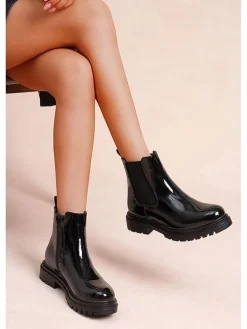 Chelsea-Boots in Schwarz