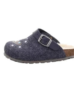 Clogs "Fussbettpantoffel" in Dunkelblau