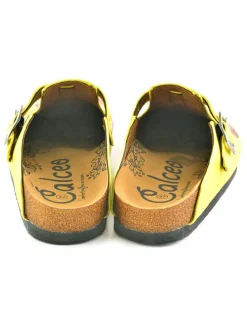 Clogs in Gelb/ Hellbraun