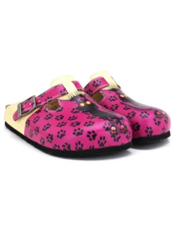 Clogs in Pink/ Gelb