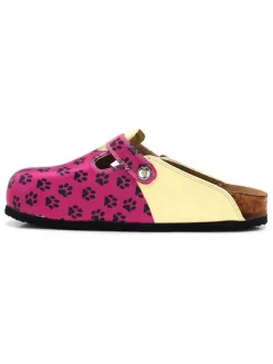 Clogs in Pink/ Gelb