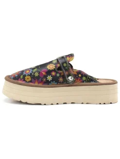 Clogs in Schwarz/ Bunt