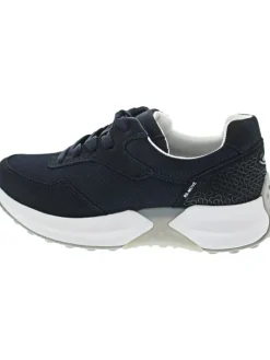 Comfort sportlicher Schnürer Blau