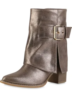 Cowboy Boots Victoria in Gold