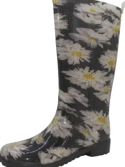 Damen-Regenstiefel in schwarz