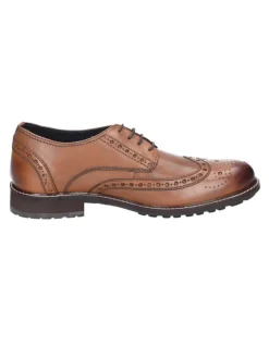 Eleganter Schnürschuh in braun