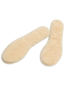 2er-Set: Lammfell-Einlegesohlen in Beige