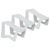 3er-Set: Schuhstützen "Flip Flap" in Weiß - (B)14 x (H)14,7 x (T)21 cm