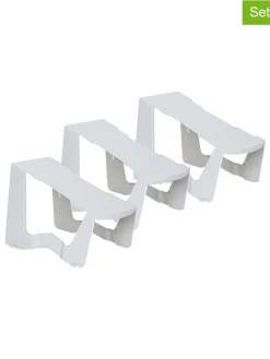 3er-Set: Schuhstützen "Flip Flap" in Weiß - (B)14 x (H)14,7 x (T)21 cm