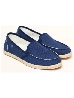 Espadrilles "Camping Linen" in Dunkelblau