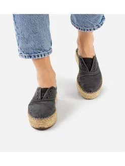 Espadrilles in Anthrazit