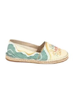 Espadrilles in Beige/ Bunt