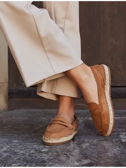 Espadrilles in Hellbraun