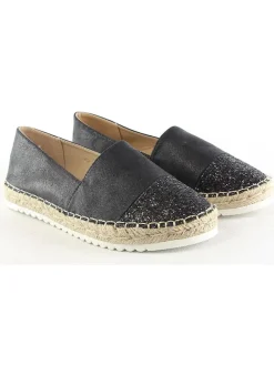 Espadrilles in Schwarz