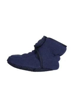 Fleece-Krabbelschuhe in Marine