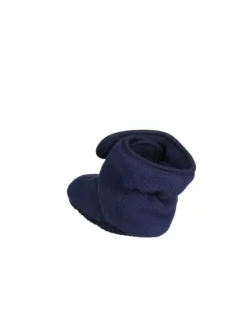 Fleece-Krabbelschuhe in Marine