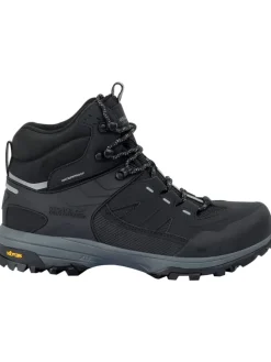 Freizeitschuh Regatta Regen in schwarz