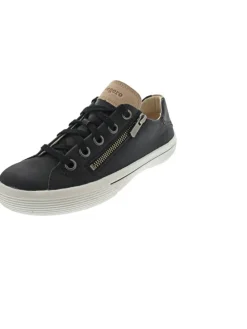 Fresh sportlicher Schnürer Schwarz