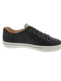 Fresh sportlicher Schnürer Schwarz