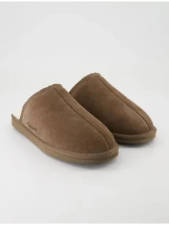 Geschlossene Hausschuhe in Braun