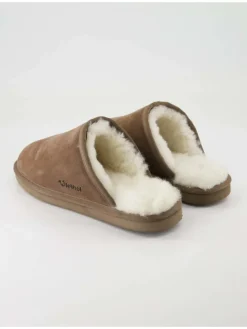 Geschlossene Hausschuhe in Braun
