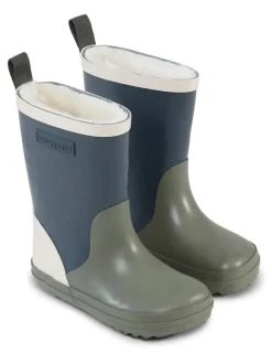 Gummistiefel "Aspen" in Khaki/ Dunkelblau