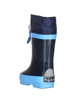 Gummistiefel Basic gefüttert in Marine