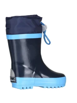 Gummistiefel Basic gefüttert in Marine
