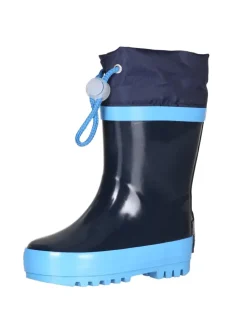 Gummistiefel Basic gefüttert in Marine