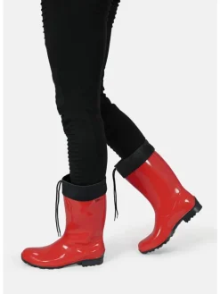 Gummistiefel de Fieselregen Langschaft in rot