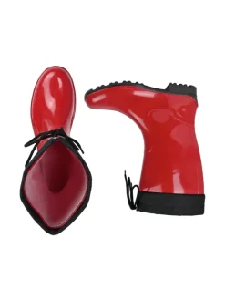 Gummistiefel de Fieselregen Langschaft in rot