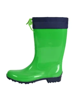 Gummistiefel de Fieselregen Langschaft in hellgrün/dunkelblau