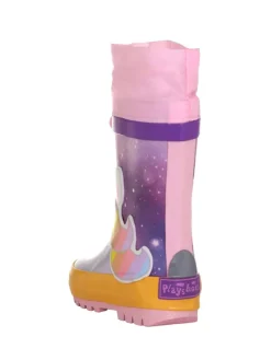 Gummistiefel Einhorn in Flieder