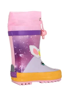 Gummistiefel Einhorn in Flieder