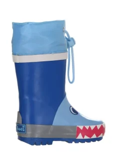 Gummistiefel Hai in Blau