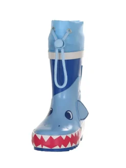 Gummistiefel Hai in Blau
