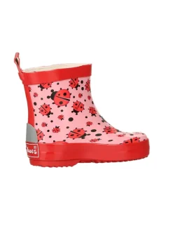 Gummistiefel Halbschaft Marienkäfer in Rosa