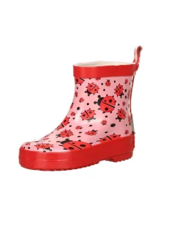 Gummistiefel Halbschaft Marienkäfer in Rosa