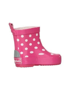 Gummistiefel Halbschaft Punkte in Pink