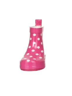 Gummistiefel Halbschaft Punkte in Pink