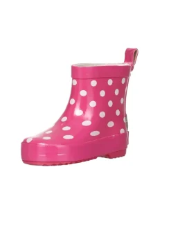 Gummistiefel Halbschaft Punkte in Pink