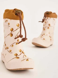 Gummistiefel in Beige