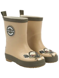 Gummistiefel in Beige