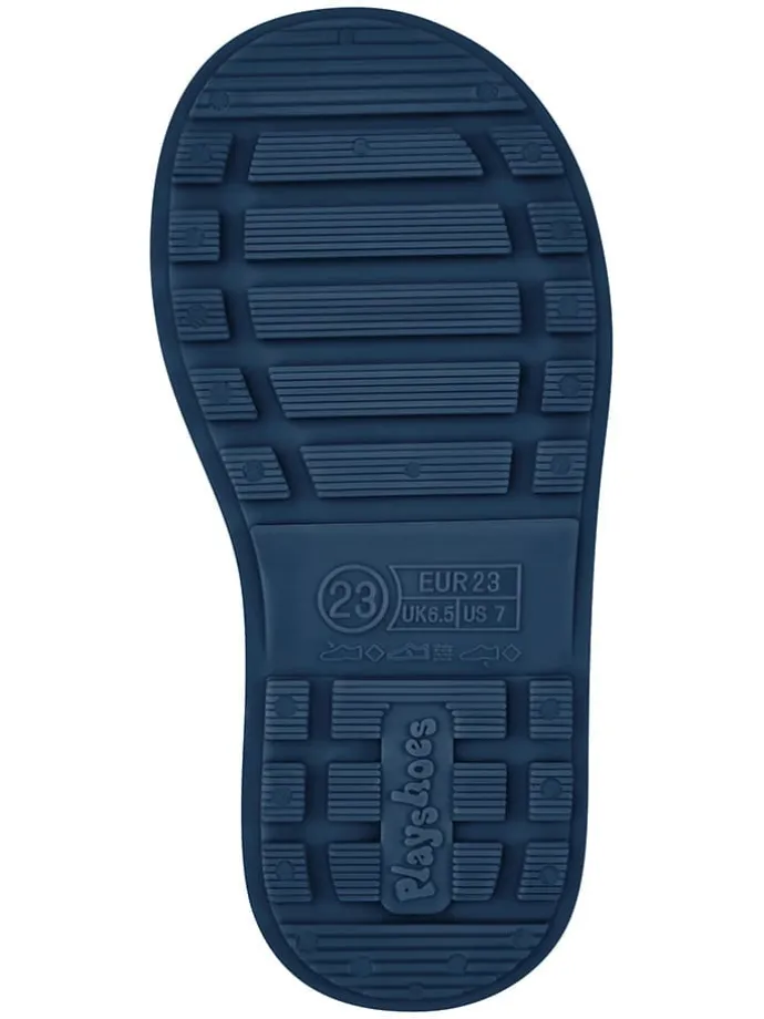 Gummistiefel in Blau