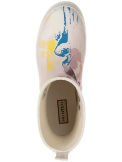 Gummistiefel in Creme/ Bunt